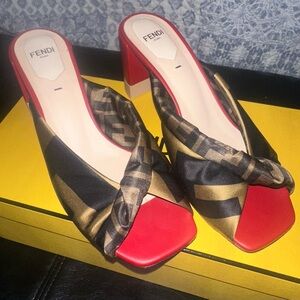 Women’s Fendi Mules Authentic Size 37